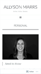 Mobile Screenshot of allysonmarrs.com